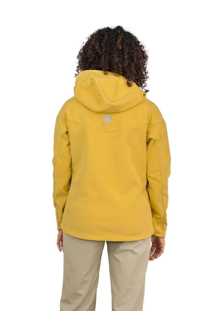 Qaras - Womens Waterproof Windproof Hooded Soft Shell Jacket