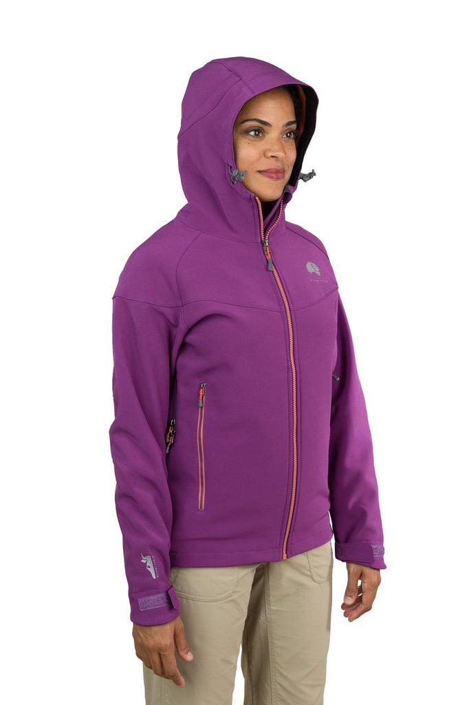Misti - Womens Water Resistant, Wind Resistant Hooded Softshell Jacket