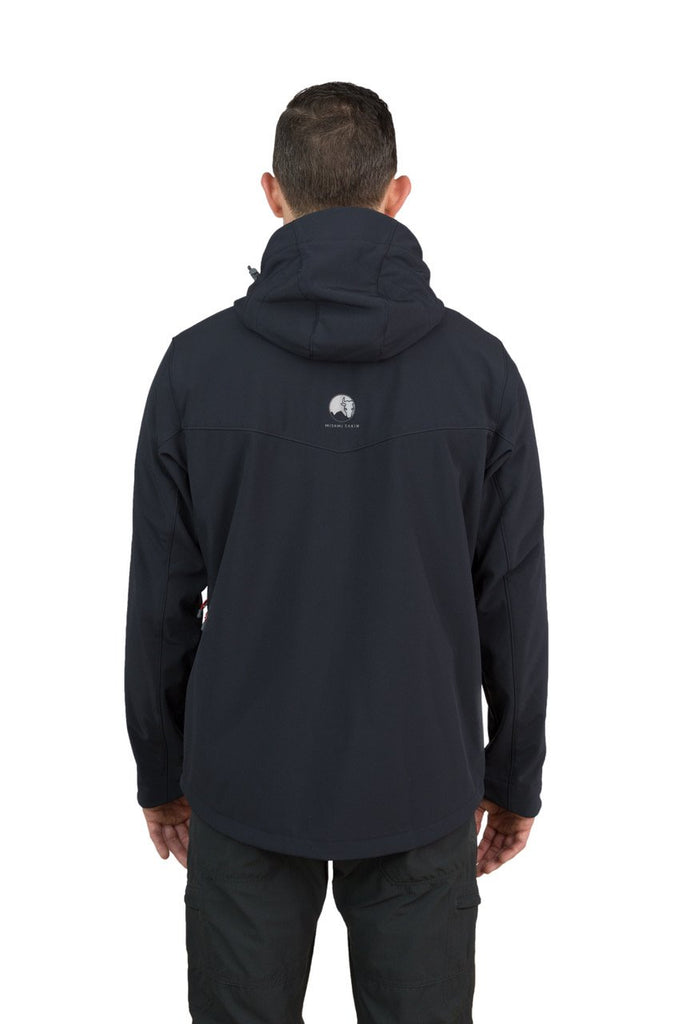 Qaras - Mens Waterproof, Windproof, Hooded Soft Shell Jacket