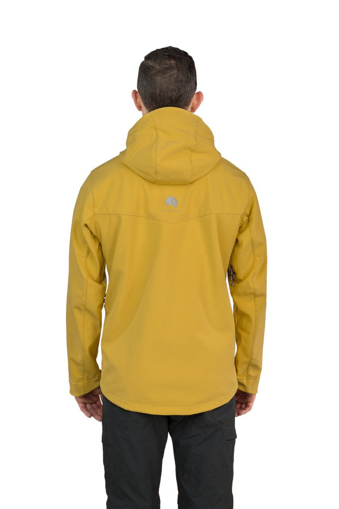 Qaras - Mens Waterproof, Windproof, Hooded Soft Shell Jacket