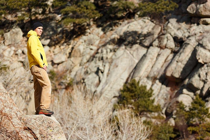 Qaras - Mens Waterproof, Windproof, Hooded Soft Shell Jacket